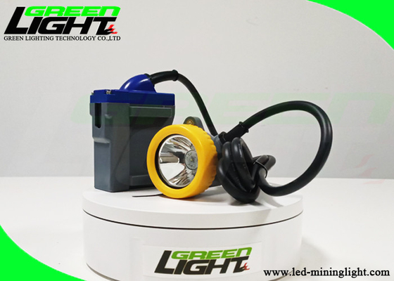 15000lux مصباح LED عالي السطوع لعمال المناجم 6600mAh بطاريات قابلة لإعادة الشحن 2A شحن سريع