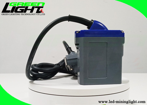 15000lux مصباح LED عالي السطوع لعمال المناجم 6600mAh بطاريات قابلة لإعادة الشحن 2A شحن سريع