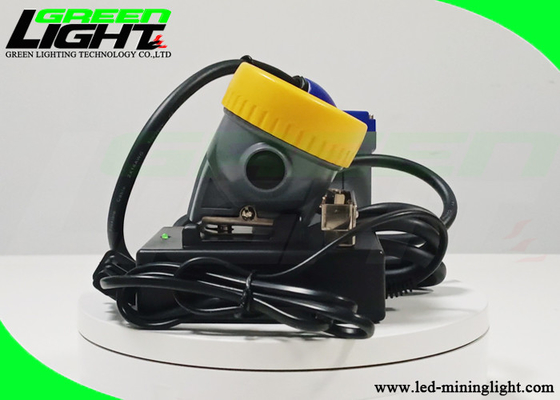 15000lux مصباح LED عالي السطوع لعمال المناجم 6600mAh بطاريات قابلة لإعادة الشحن 2A شحن سريع
