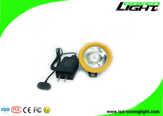 حجم صغير 10000lux اللاسلكي أضواء تعدين الفحم IP68 3800mAh USB شحن مع Cree LED للمناجم تحت الأرض وفي الهواء الطلق