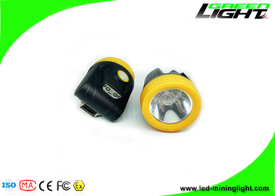 حجم صغير 10000lux اللاسلكي أضواء تعدين الفحم IP68 3800mAh USB شحن مع Cree LED للمناجم تحت الأرض وفي الهواء الطلق
