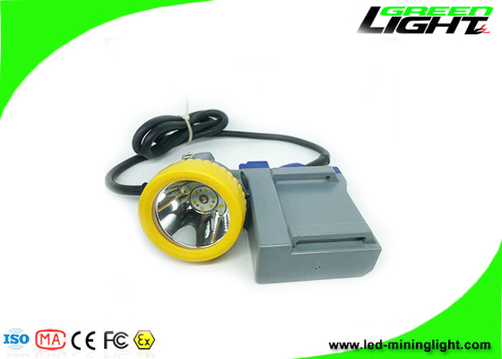 مصباح LED قابل لإعادة الشحن لتعدين الفحم تحت الأرض 15000 Lux 6600 MAh 16hrs وقت عمل طويل كشافات