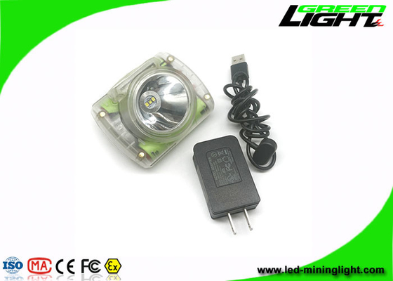 13000 Lux LED Cordless Cap Lamp 6.8 Ah بطارية ليثيوم أيون قابلة لإعادة الشحن مع مصباح أمامي مقاوم للانفجار شاشة رقمية OLED