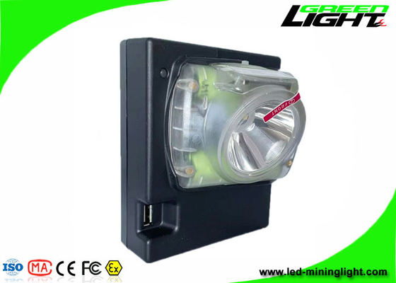 13000 Lux LED Cordless Cap Lamp 6.8 Ah بطارية ليثيوم أيون قابلة لإعادة الشحن مع مصباح أمامي مقاوم للانفجار شاشة رقمية OLED