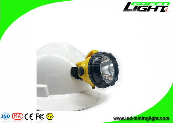 IP68 مقاوم للماء حبالي LED غطاء التعدين مصباح 25000 لوكس كشافات قابلة لإعادة الشحن 10400 مللي أمبير بطارية سامسونج للمناجم تحت الأرض