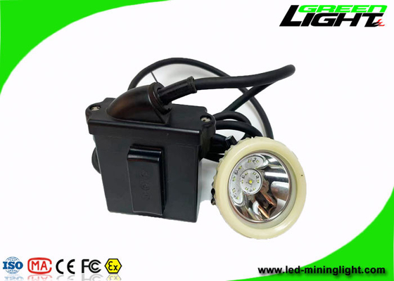 10000 Lux Mining Hard Hat Lights 6600mAh مصابيح غطاء التعدين قابلة لإعادة الشحن