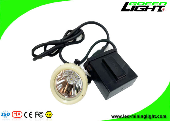 10000 Lux Mining Hard Hat Lights 6600mAh مصابيح غطاء التعدين قابلة لإعادة الشحن