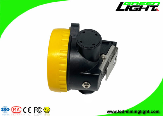 0.74W المحمولة LED التعدين الخفيفة 96lum 5000Lux PTC المحمية القابلة لإعادة الشحن كربيد كشافات