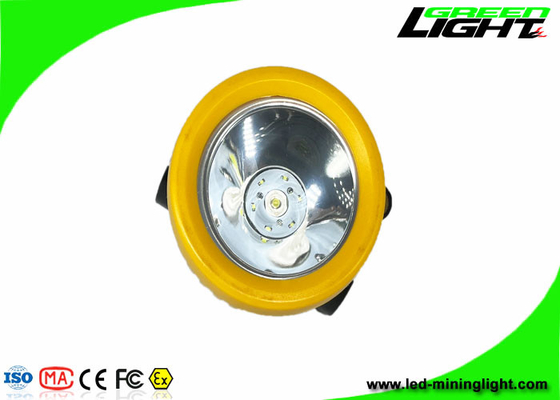 0.74W المحمولة LED التعدين الخفيفة 96lum 5000Lux PTC المحمية القابلة لإعادة الشحن كربيد كشافات