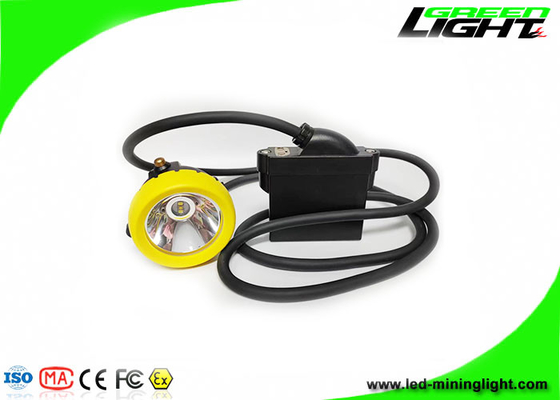 6.6Ah / 7.8Ah 16hours LED Miners Cap Lamp Rechargeable 10000 Lux Explosion Proof