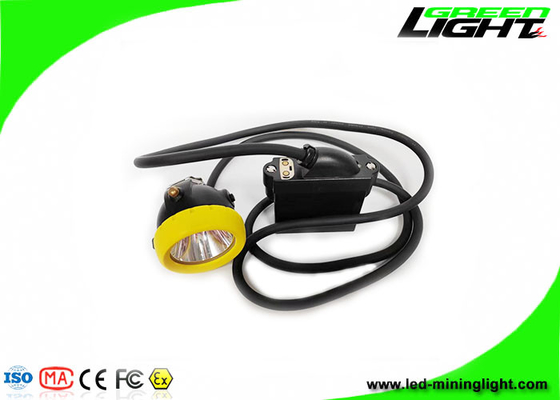 6.6Ah / 7.8Ah 16hours LED Miners Cap Lamp Rechargeable 10000 Lux Explosion Proof