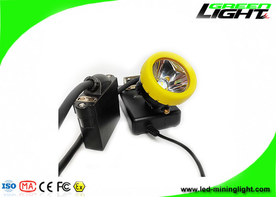 6.6Ah / 7.8Ah 16hours LED Miners Cap Lamp Rechargeable 10000 Lux Explosion Proof