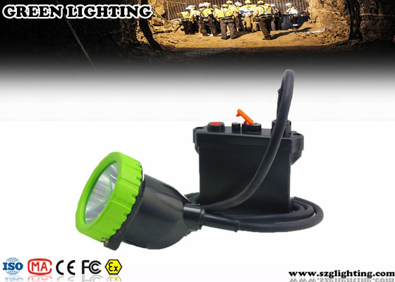 IP67 11.2Ah 5W Cree Mining Cap Lights أربعة ألوان إضاءة معتمدة من ATEX
