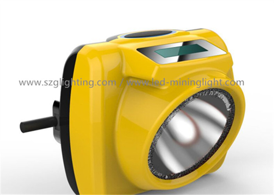 IP68 ATEX قابل لإعادة الشحن بقيادة قبعة صلبة ضوء مع شاشة OLED بطارية 6.2Ah