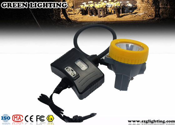 IP68 8000 Lux 156 Lum أضواء تعدين الفحم مع شاحن USB معتمد من ATEX