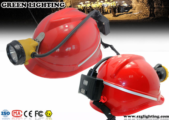 ضوء تعدين LED شبه سلكي معتمد من Atex IP68 3.7V 6.8Ah CREE