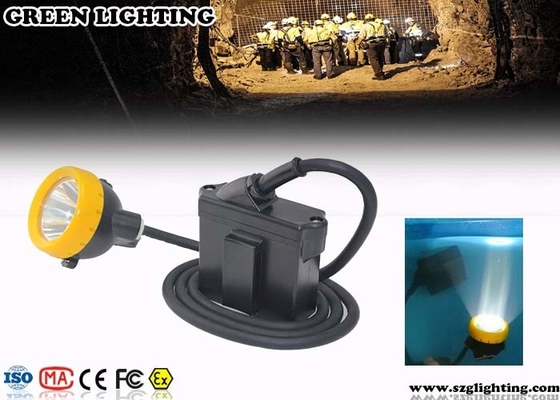 مصباح أمامي لعمال مناجم الفحم المقاوم للماء ، بطارية 6.2Ah 3W Power LED Mining Lamp