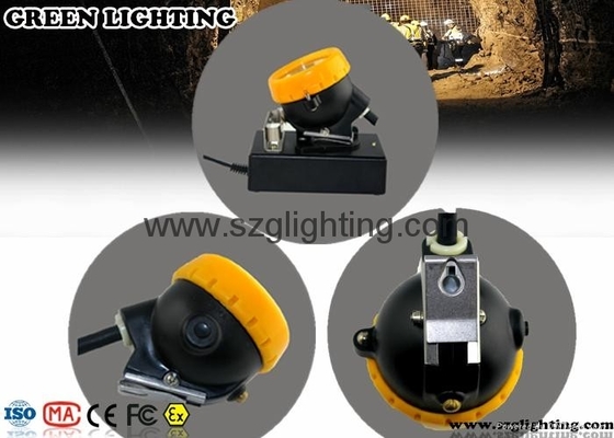 مصباح أمامي لعمال مناجم الفحم المقاوم للماء ، بطارية 6.2Ah 3W Power LED Mining Lamp