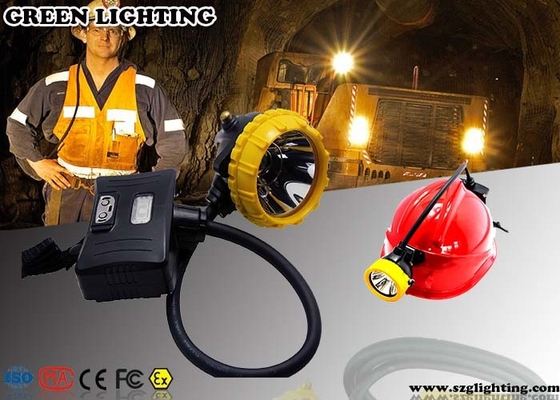 1.6W الطاقة شبه حبالي أضواء تعدين الفحم 8000 لوكس سطوع مادة ABS