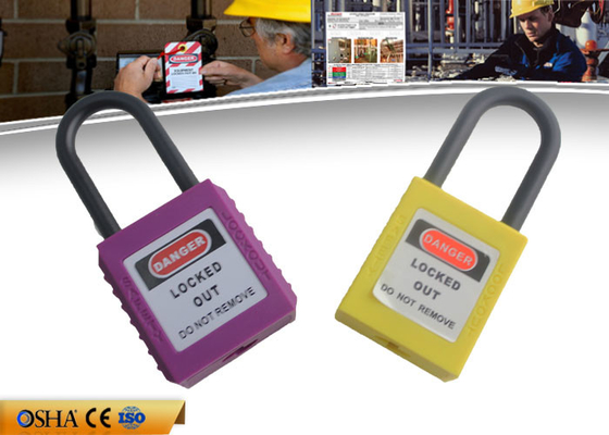 شهادة ZC-G11 CE المعتمدة قفل أمان ABS قصير تكبل للصناعة