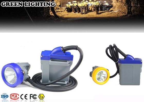 10000Lux IP68 كشافات LED قابلة لإعادة الشحن مضادة للانفجار مع بطارية 6.6Ah