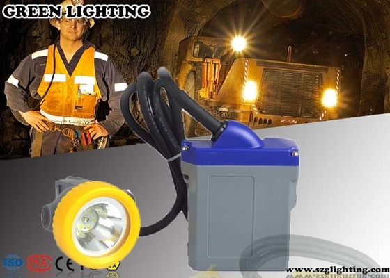 10000Lux IP68 كشافات LED قابلة لإعادة الشحن مضادة للانفجار مع بطارية 6.6Ah