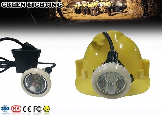 IP68 مصباح LED قابل لإعادة الشحن ، قبعة صلبة بسلك 4000 لوكس قابلة لإعادة الشحن