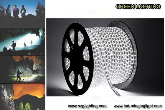 SMD5050 7.2W / M 0.6A ملون سلامة LED شريط مرن ضوء IP67 درجة مقاومة للماء
