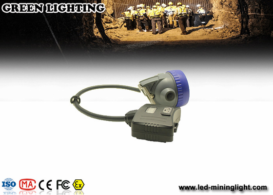 IP67 5.6ah ضوء التعدين LED شبه حبال PP Meterial 8000 لوكس سطوع قوي