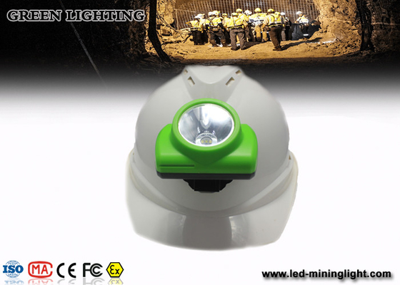 15000 Lux LED Mining Light ، إضاءة Oled Screen Miners Cap Lamp 1W