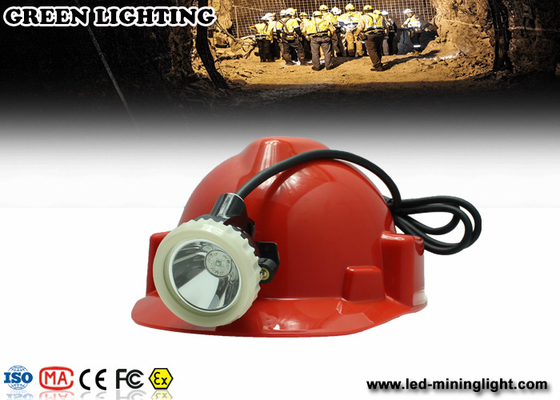 مصابيح غطاء التعدين المقاومة للماء LED مع بطارية ليثيوم أيون ، GL5LM-B 10000lux / 6.6Ah