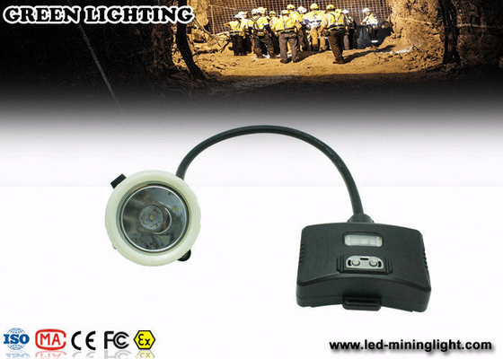 GS5- B 8000 Lux / 5.6ah Led أضواء غطاء التعدين ، IP68 Miners Head Torch Drop Resistance
