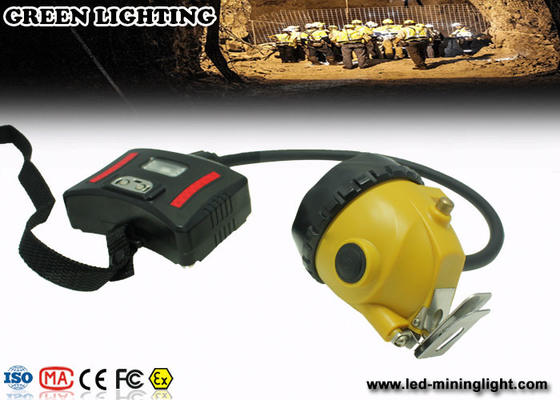 15000 Lux superbright cree Mining Cap Lights المعتمدة msha وظيفة sos شريط عاكس
