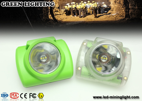 10000 Lux Rechargeable LED Mining Light ، شاشة OLED محمولة CREE Led Cap Lamp