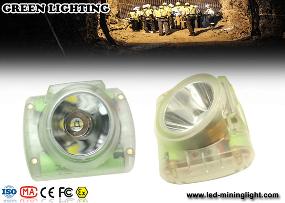 10000 Lux Rechargeable LED Mining Light ، شاشة OLED محمولة CREE Led Cap Lamp