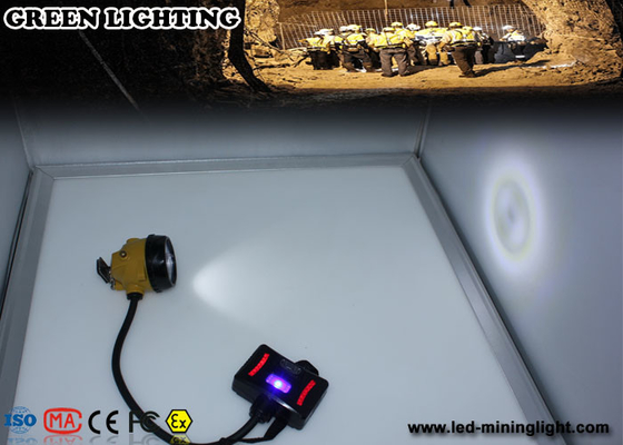 15000 Lux superbright cree Mining Cap Lights المعتمدة msha وظيفة sos شريط عاكس