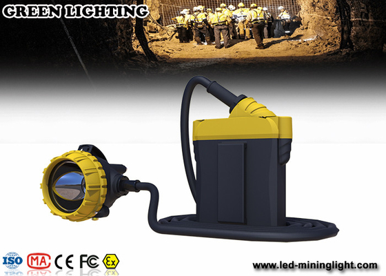 25000lux Super Brightness رأس الشعلة القابلة لإعادة الشحن ، مصباح التعدين Longwire المخصص بالألوان