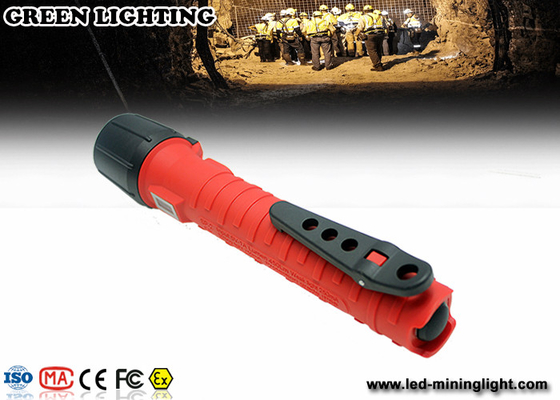 6Ah 3.7V مصباح يدوي exproof ، إضاءة Cree LED السابقة للإضاءة حسب الطلب