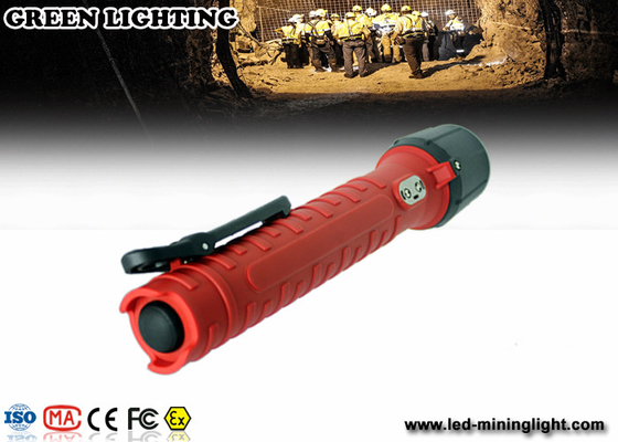 6Ah 3.7V مصباح يدوي exproof ، إضاءة Cree LED السابقة للإضاءة حسب الطلب
