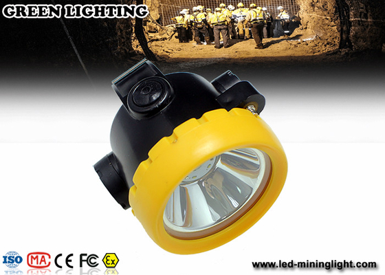 2.2Ah بطارية ليثيوم أضواء التعدين كاب ، CREE LED الإضاءة 171g مريحة