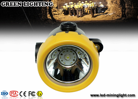 2.2Ah بطارية ليثيوم أضواء التعدين كاب ، CREE LED الإضاءة 171g مريحة
