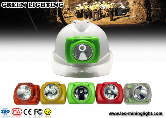 1W IP68 Miners Cap Lamp LED Mining Light مع 22 ساعة من وقت العمل