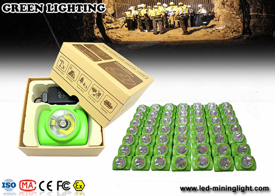 1W IP68 Miners Cap Lamp LED Mining Light مع 22 ساعة من وقت العمل