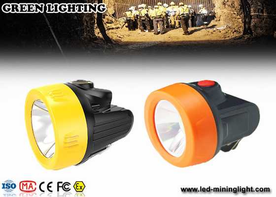 2.8Ah بطارية ليثيوم أيون IP68 LED كشافات للقبعات الصلبة مع خطاف فولاذي متحرك