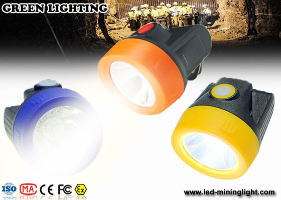 2.8Ah بطارية ليثيوم أيون IP68 LED كشافات للقبعات الصلبة مع خطاف فولاذي متحرك