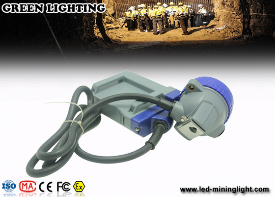 IP68 مقاوم للماء 1.67W Led Cap Lamp تحت الأرض ضوء التعدين مع بطارية Li Ion