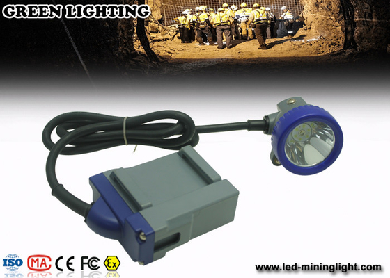 IP68 مقاوم للماء 1.67W Led Cap Lamp تحت الأرض ضوء التعدين مع بطارية Li Ion