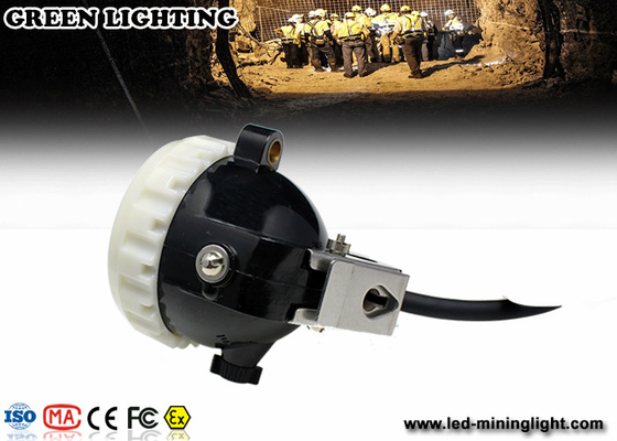 10000lux عالية السطوع LED كشافات التعدين ، 3.7V 6.6Ah مصابيح غطاء تحت الأرض