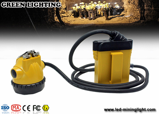 مصابيح غطاء التعدين LED مصباح غطاء عمال المناجم مع حزمة بطارية سامسونج 3.7V 10.4Ah