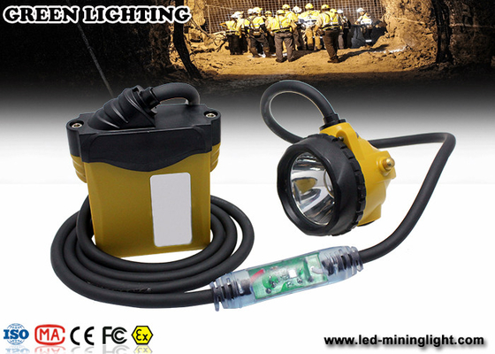 مصابيح غطاء التعدين LED مصباح غطاء عمال المناجم مع حزمة بطارية سامسونج 3.7V 10.4Ah